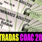 Dónde comprar entradas COAC 2020