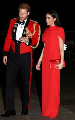 Vestido rojo de Megan Markle